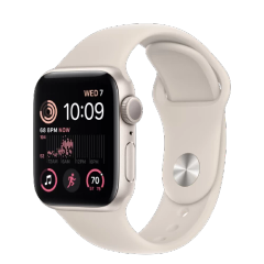 Đồng hồ thông minh Apple Watch SE 2022 - GPS + LTE, 40mm - Vỏ Nhôm Dây Cao Su