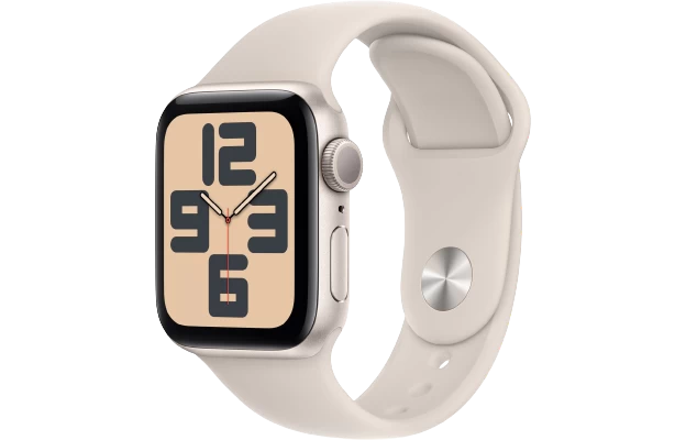 Đồng hồ thông minh Apple Watch SE 2023 - GPS, 40mm - Vỏ Nhôm Dây Cao Su - Chính hãng