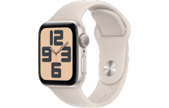 Đồng hồ thông minh Apple Watch SE 2023 - GPS, 40mm - Vỏ Nhôm Dây Cao Su - Chính hãng