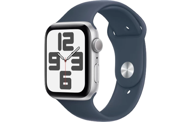 Đồng hồ thông minh Apple Watch SE 2023 - GPS, 44mm - Vỏ Nhôm Dây Cao Su - Chính hãng