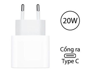 Củ sạc nhanh 20W Apple MHJE3ZA |Chính hãng Apple Việt Nam