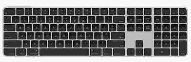 Bàn phím không dây Apple Magic Keyboard 2022 Touch ID and Numeric Keypad - Black Keys - Hàng Chính Hãng Apple Việt Nam