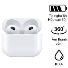 Tai nghe AirPods 3 Hộp sạc dây - Hàng chính hãng