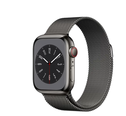 Đồng hồ thông minh Apple Watch Series 8 GPS + Cellular, 41mm - Viền thép dây thép - VN/A