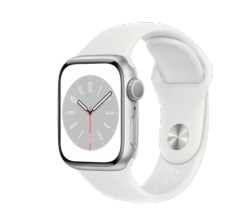 Đồng hồ thông minh Apple Watch Series 8 GPS + Cellular, 41mm - Viền nhôm dây cao su - VN/A