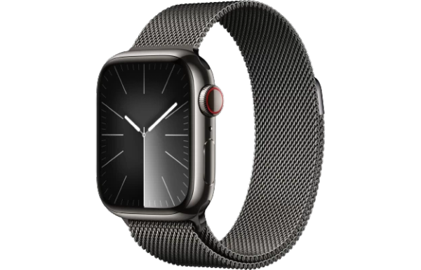 Đồng hồ thông minh Apple Watch Series 9 - GPS + LTE, 41mm - Vỏ Thép Dây Thép - Chính hãng