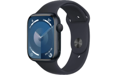 Đồng hồ thông minh Apple Watch Series 9 - GPS + LTE, 45mm - Vỏ Nhôm Dây Cao Su - Chính hãng