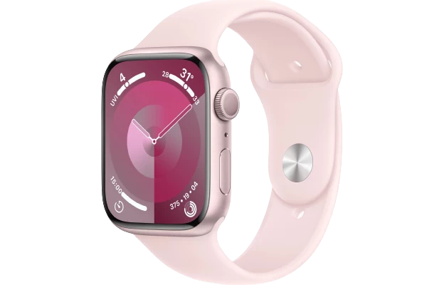 Đồng hồ thông minh Apple Watch Series 9 - GPS + LTE, 45mm - Vỏ Nhôm Dây Cao Su - Chính hãng