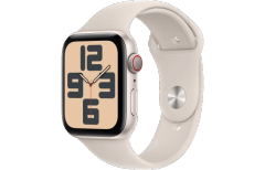 Đồng hồ thông minh Apple Watch SE 2023 - GPS + LTE, 44mm - Vỏ Nhôm Dây Cao Su - Chính hãng