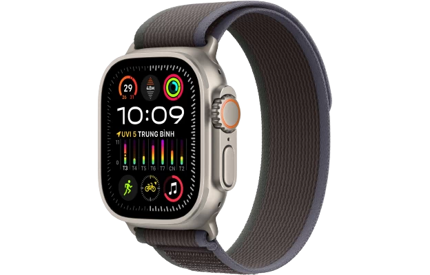 Đồng hồ thông minh Apple Watch Ultra 2 - GPS + LTE, 49mm - Vỏ Titan Dây Quấn Trail