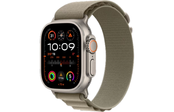 Đồng hồ thông minh Apple Watch Ultra 2 - GPS + LTE, 49mm - Vỏ Titan Dây Quấn Alpine