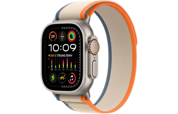 Đồng hồ thông minh Apple Watch Ultra 2 - GPS + LTE, 49mm - Vỏ Titan Dây Quấn Trail