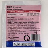  Thuốc diệt chuột Rat K gói 10g . Nông Dược Xanh 