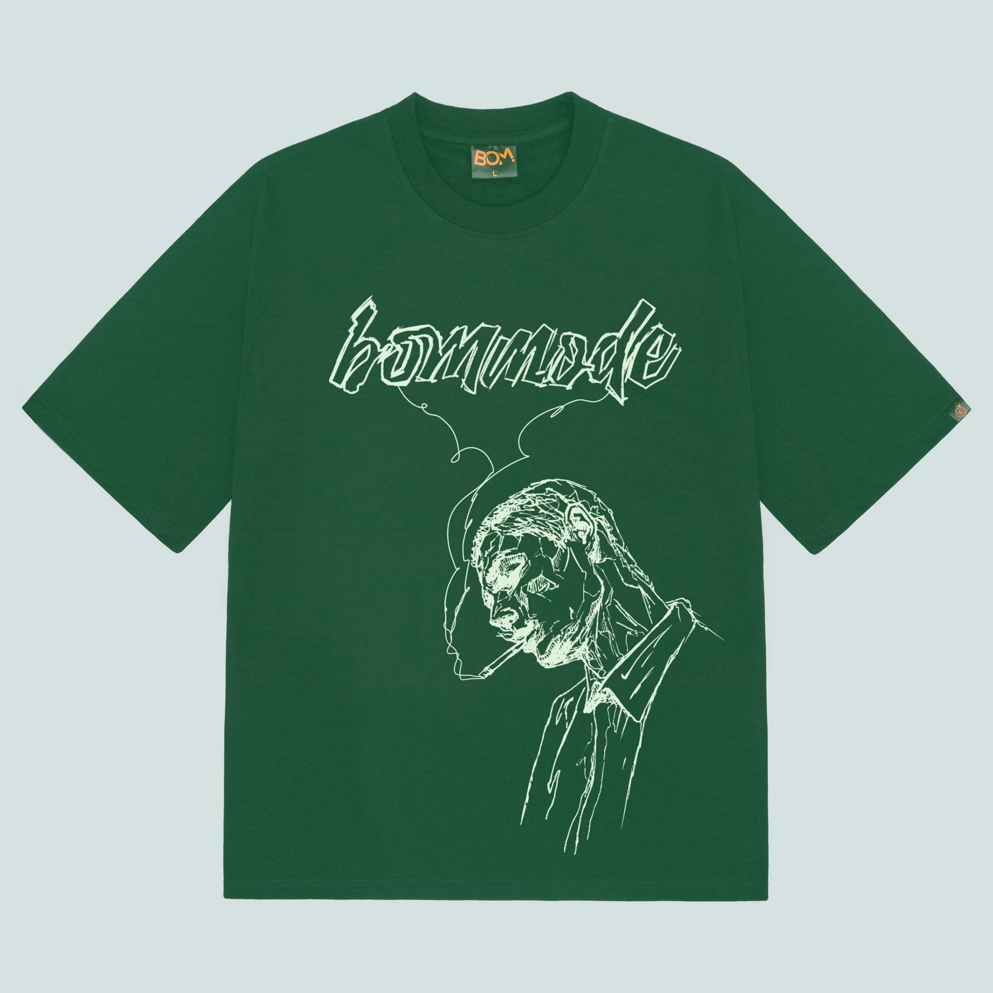  SMOKED T-SHIRT/ 3 COLOR 