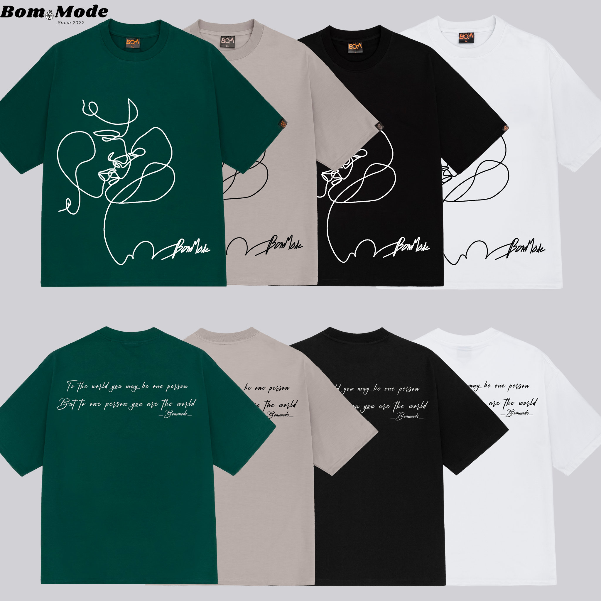  FALLINLUV T-SHIRT / 4 COLOR 