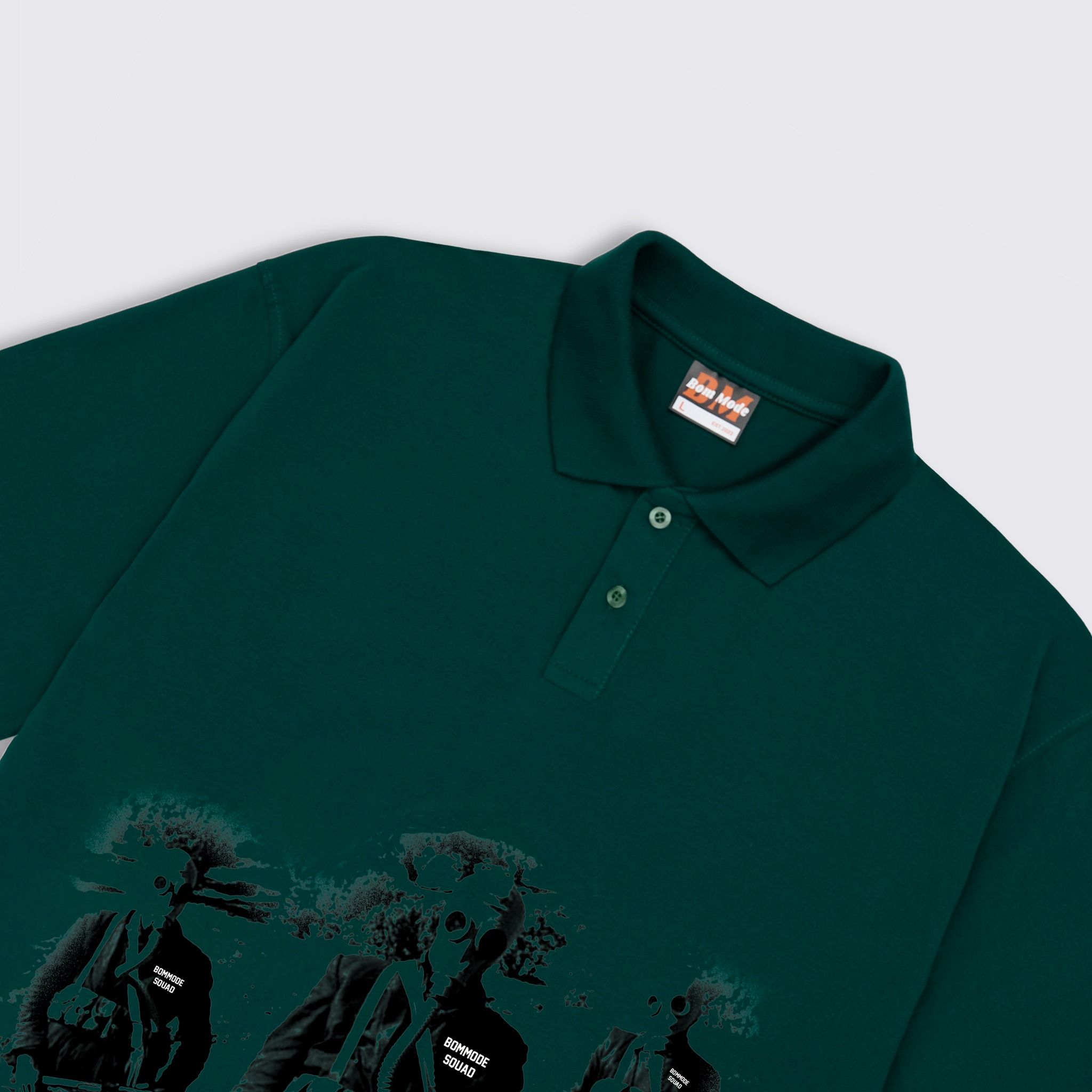  (HOT SALE) POLO SQUAD - DARKGREEN / 3 COLOR 