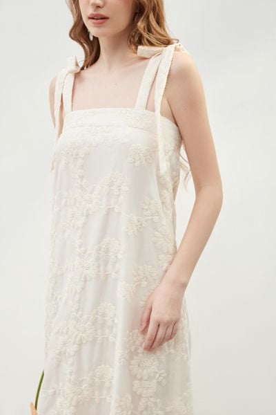  Bow Strap Maxi Dress 