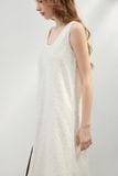  Sleeveless Floral Layered Dress 