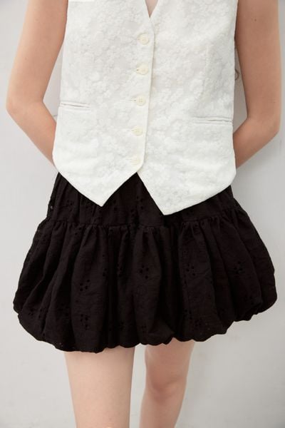  Embroidered Bubble Skirt 