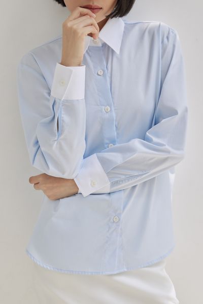  Ice Blue Basic Shirt 