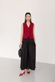  Red Loose Fit Gilet 