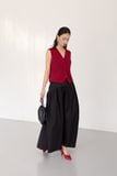  Red Loose Fit Gilet 