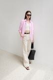  Beige Straight Leg Trousers 