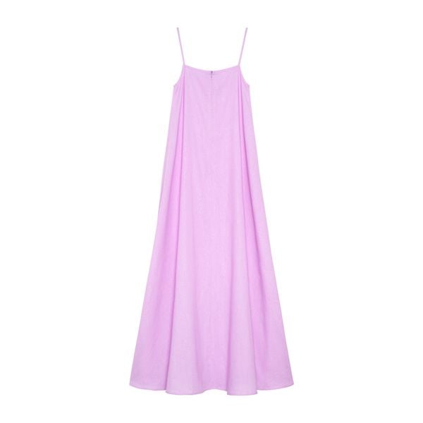  Lilac Fleur Linen Dress 