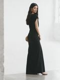  Ruched Detail Jersey Dress 