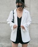  White Oversized Blazer 