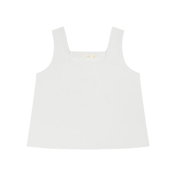  White Square Neck Top 