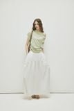  Khaki Panel Skirt 