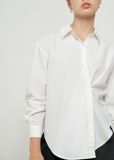  White Draped Shirt 