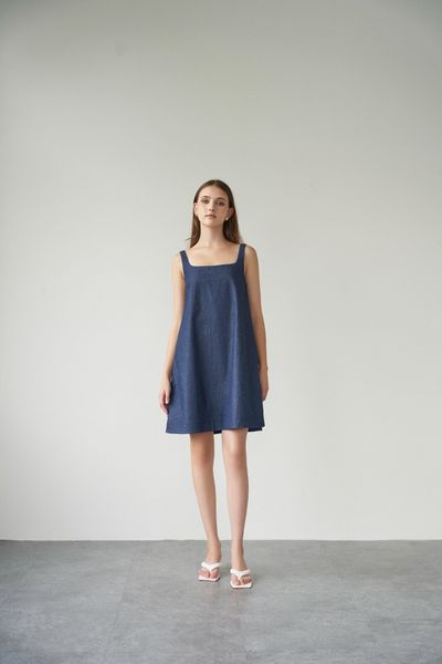  Square Neck Dress 