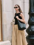  Khaki Panel Skirt 