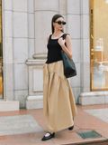 Khaki Panel Skirt 
