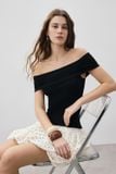  Off-shoulder Fitted Top 
