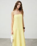  Yellow Striped Maxi Dress 