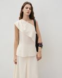  Ivory One-Shoulder Set 
