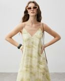  Green Marble Maxi Dress 