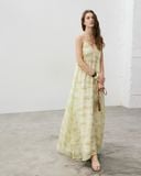  Green Marble Maxi Dress 