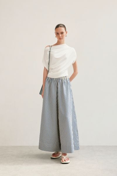  Striped Flared Pants 