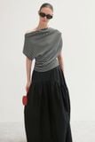  Khaki Panel Skirt 