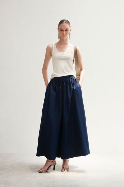  Navy Flared Pants 