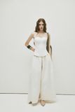  White Embroidered Corset 