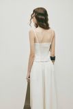  White Embroidered Corset 