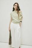  Khaki Panel Skirt 