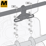 Bộ kit gắn phụ kiện Givi 02SKIT cho nhiều dòng xe