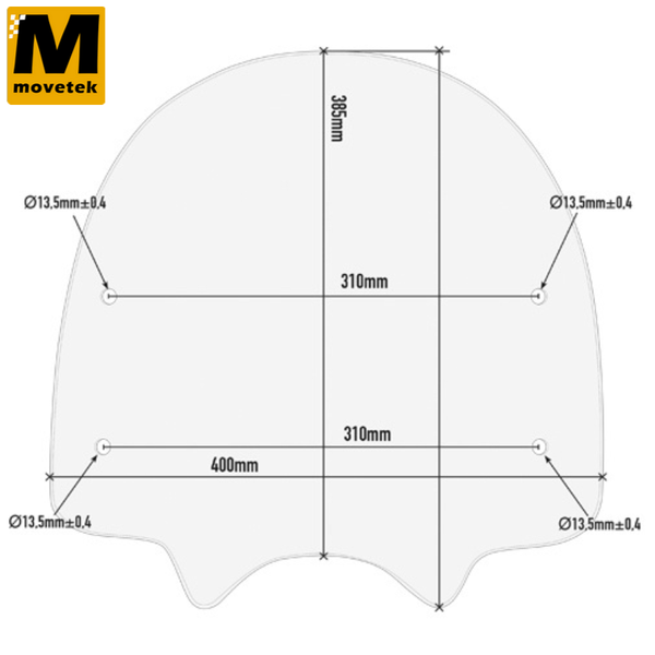 Kính chắn gió Givi 1168A Honda Cub C125 18-22