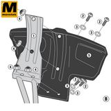 Bộ kit chuyên dụng Givi RM1178KIT Honda Africa Twin CRF1100L 20